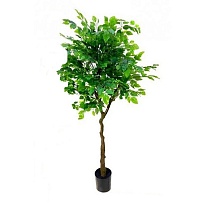 Фикус искусcтвенный Бенджамина с кашпо h150см 