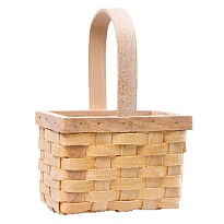 Корзина (секвойя) d13*8*h9см прямоугольник натуральный
