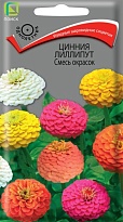 Цинния лилипут Смесь окрасок 0,4г /Поиск