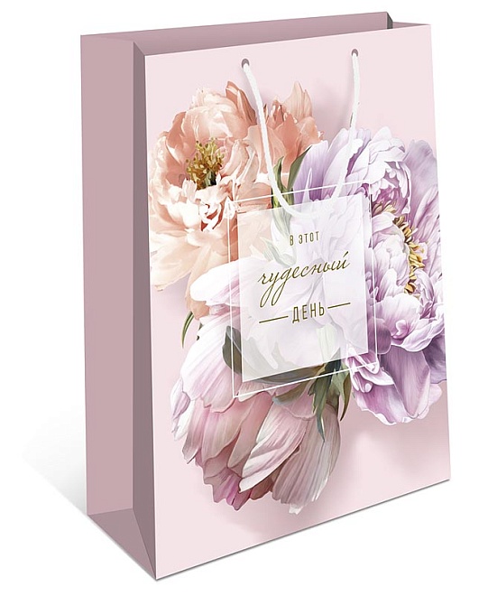 Пакет подарочный 33*43*10см Чудесный день