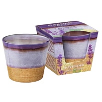 Свеча в стакане Bartek, 115г аромат Садовая свеча