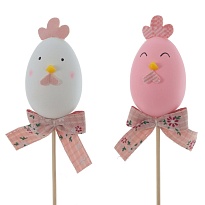 Вставка Яйцо Пасхальное h26см микс