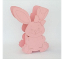 Кашпо Зайка 25*10 h32 розовый