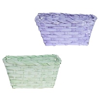 Корзина (бамбук) d20*h16*hh10см квадрат микс