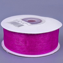 Лента органза 25мм*25ярд лавандовый