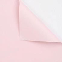 Пленка матовая 57*57см Монако 20 листов нежно-розовый