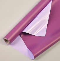 Пленка матовая 60см*10м двухсторонняя, перламутр яр.фиолет-баклажан