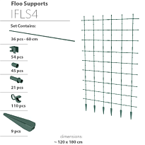 Опора для растений IFLS4 d120см h180см зеленый