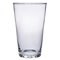 Ваза из стекла Коническая средняя-1 d12*8 h19см 1,2л