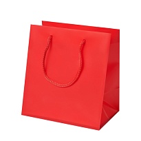 Пакет для цветов 12*8*12см красный