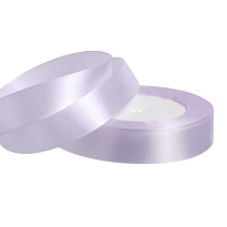 Лента атласная 20мм*25ярд бело-сиреневый