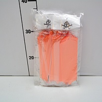 Бант шар 50мм однотонный оранжевый