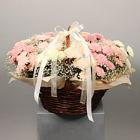 Композиция из хризантем "Фантазия"