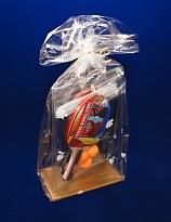 Пакет на жестком дне №3 14х22х63см прозрачный