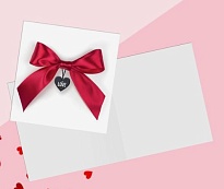 Открытка LOVE 7*7см 10шт/уп