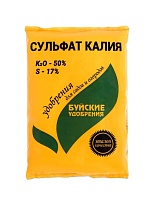 Удобрение минеральное Сульфат калия (калий сернокислый) БХЗ 1кг 