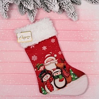 Носок подарочный НГ 19*34см Новогодние друзья