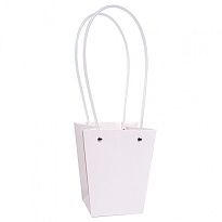 Пакет для цветов 9*13*15см белый