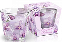 Свеча в стакане Bartek 115г аромат Орхидея Фаленопсис