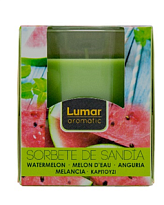 Свеча в стакане Lumar 125г аромат арбуз