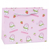 Пакет подарочный 19,5*8,5*14,5см Люкс микс