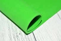 Фоамиран 60*70см 1мм зеленый лаймовый