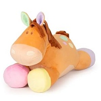 Мягкая игрушка KULT Лошадка Тося h40см рыжий