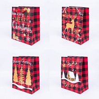 Пакет подарочный НГ 18*23*10см Christmas Myrri