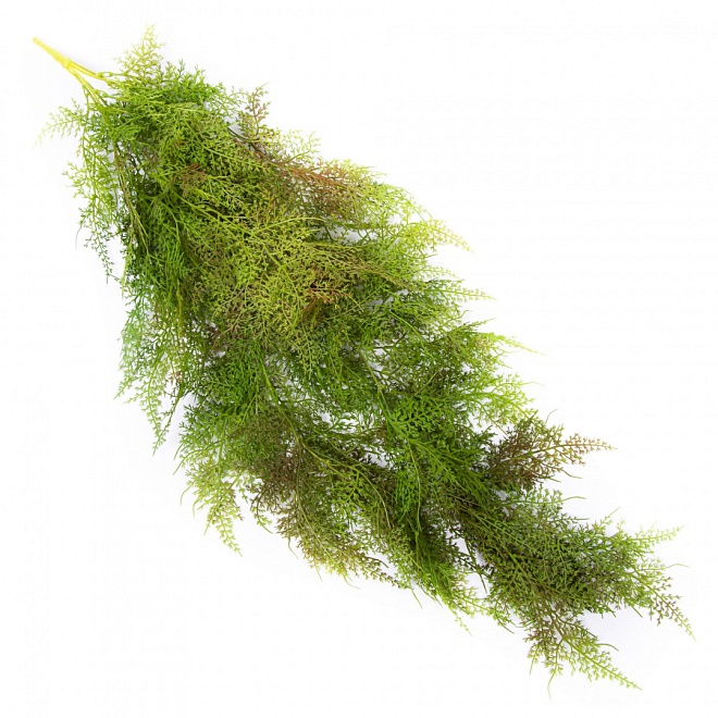 Ампельная зелень, искусственная, аспарагус,  куст,  h90см, зеленый