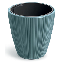 Кашпо Prosperplast ORO d35 h35см 15л с вкладкой пластик сканди синий