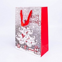 Пакет подарочный НГ 18*24*8.5см Елка