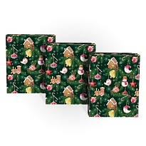 Коробка подарочная НГ 35*20*13см Елкины подарки