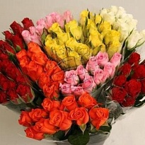 Роза Mix дл.35 10шт