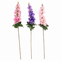 Дельфиниум искусственный 1 ветка h80см микс