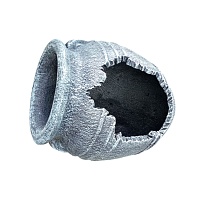 Кашпо уличное Амфора 45см керамика серый