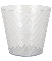 Горшок Manhattan Cristallo d16 h14,6см 1,6л с вкладкой пластик прозрачная вода