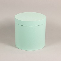Коробка шляпная с крышкой d20*h20см светло-бирюзовый