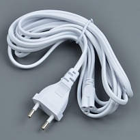 Провод для подключения Uniel 220ВТ 300см 3к белый