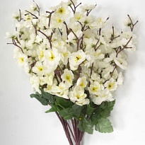 Цветы искусственные h35см белый