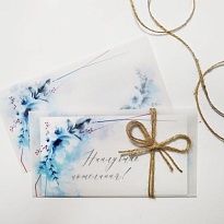 Конверт для денег люкс Наилучшие пожелания! 19*10см