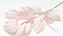 Зелень, ветка искусственная h95см нежно-розовый