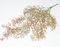 Ампельная зелень искусственная гипсофила h80см розовый