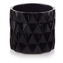 Кашпо Polnix Piano d13*h12см керамика черный