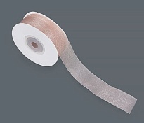 Лента органза 25мм*25ярд ванильный