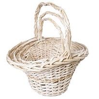 Корзина (ива) d42*30*h25*hh42см овал натуральный