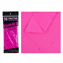 Тишью 50*66см 10л неоново-розовый 