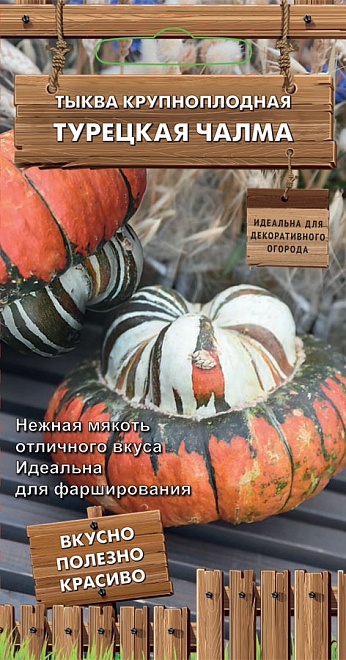 Тыква Турецкая чалма крупноплод. 5шт /Поиск
