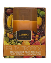 Свеча в стакане Lumar 125г аромат Тропические фрукты