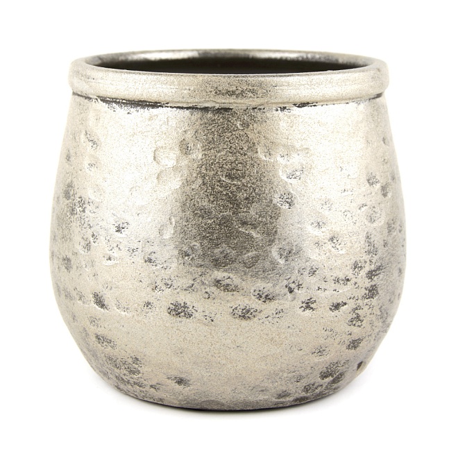 Кашпо d17 h15см керамика шампань