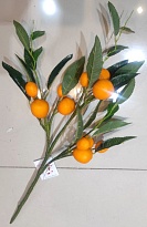 Ветка декоративная с плодами лимона d4*h55см 